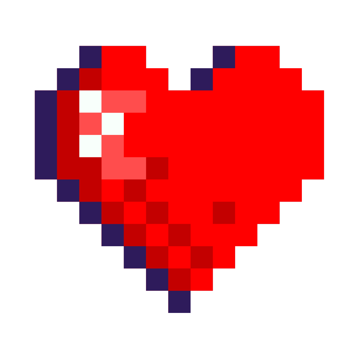 retro game heart